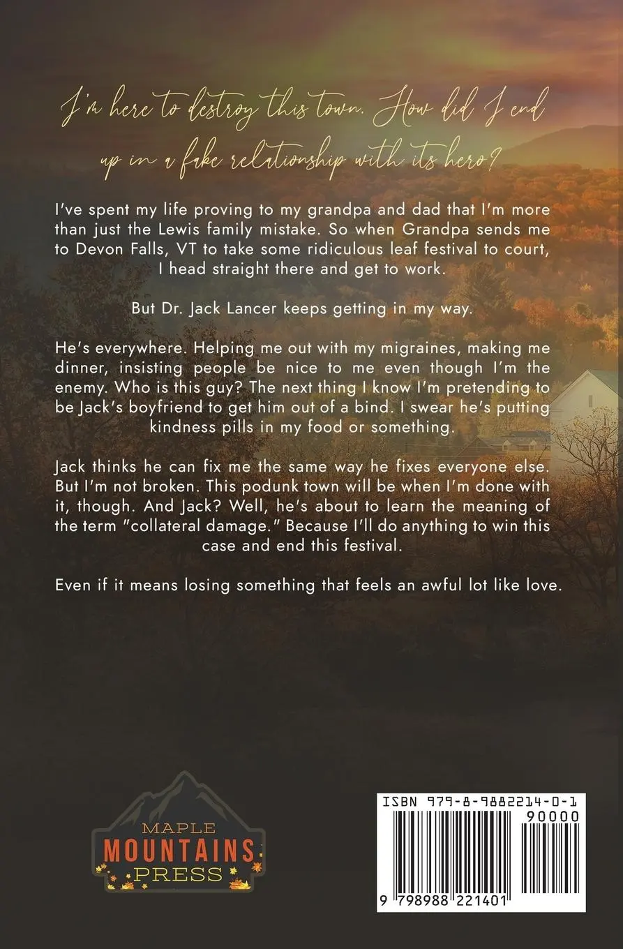 Rückseite: 9798988221401 | Fauxmance in the Falls | J. E. Birk | Taschenbuch | Englisch | 2023
