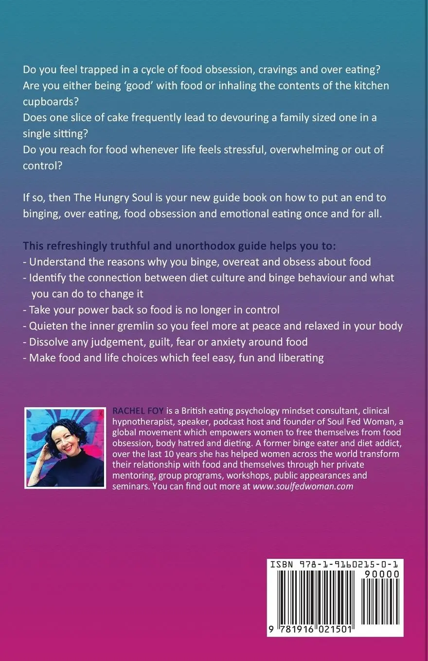 Rückseite: 9781916021501 | The Hungry Soul | Rachel Foy | Taschenbuch | Englisch | 2019