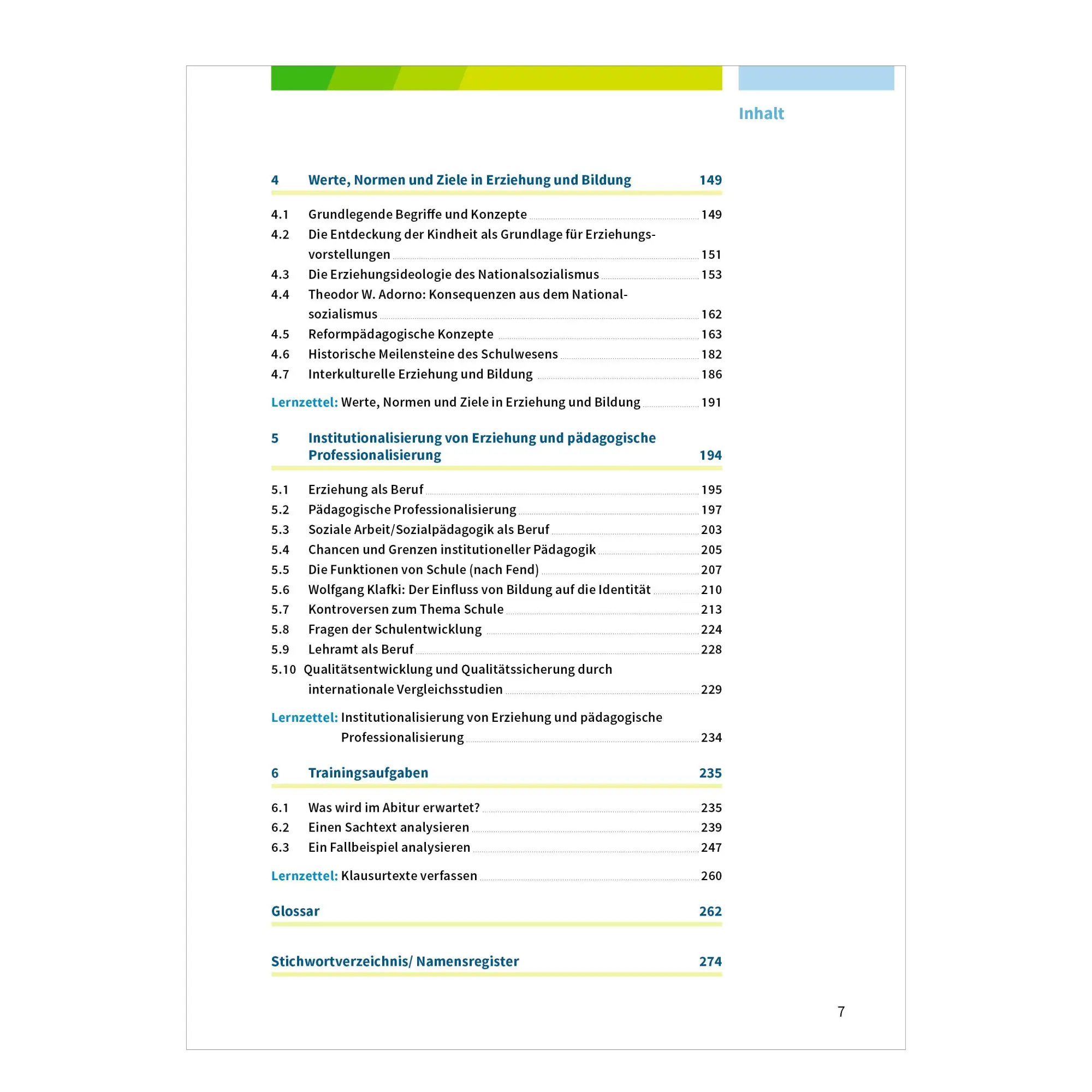 Bild: 9783070031501 | Fit fürs Abi. Oberstufenwissen Erziehungswissenschaft | Taschenbuch