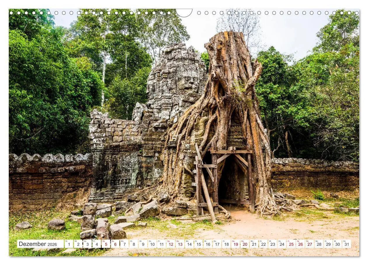 Bild: 9783457391501 | Siem Reap Stadt der Tempel Kambodscha (Wandkalender 2026 DIN A3...