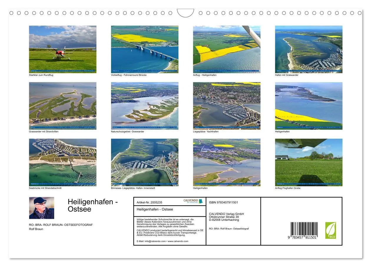 Bild: 9783457911501 | Heiligenhafen - Ostsee (Wandkalender 2026 DIN A3 quer), CALVENDO...