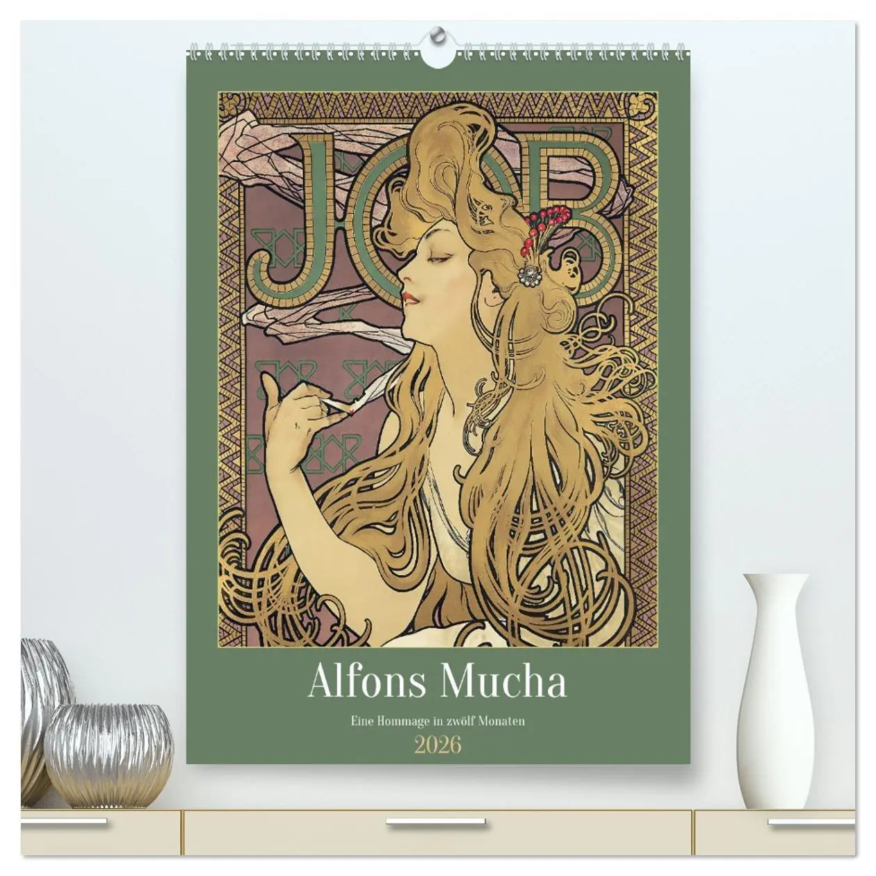 Cover: 9783516311501 | Alfons Mucha - Eine Hommage in zwölf Monaten (hochwertiger Premium...