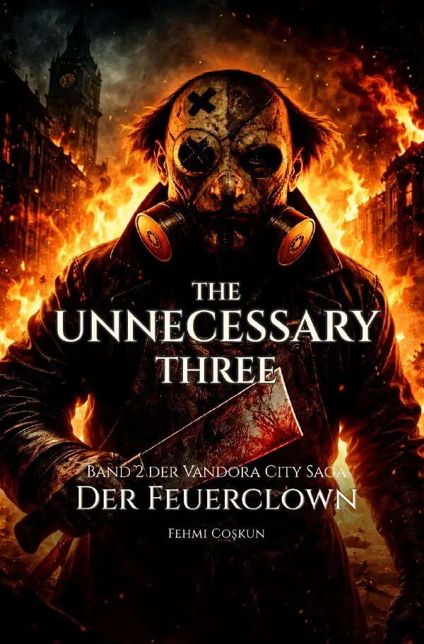 Cover: 9783565131501 | The Unnecessary Three - Der Feuerclown | Band 2 der Vandora City Saga