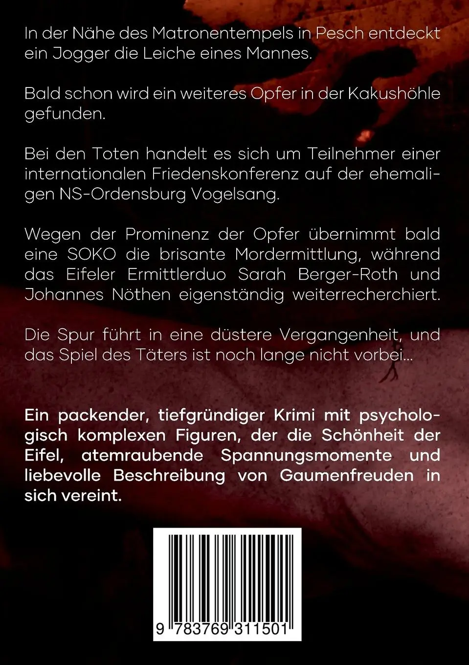 Rückseite: 9783769311501 | Eifel-Grauen | Monika Tworuschka | Taschenbuch | 254 S. | Deutsch