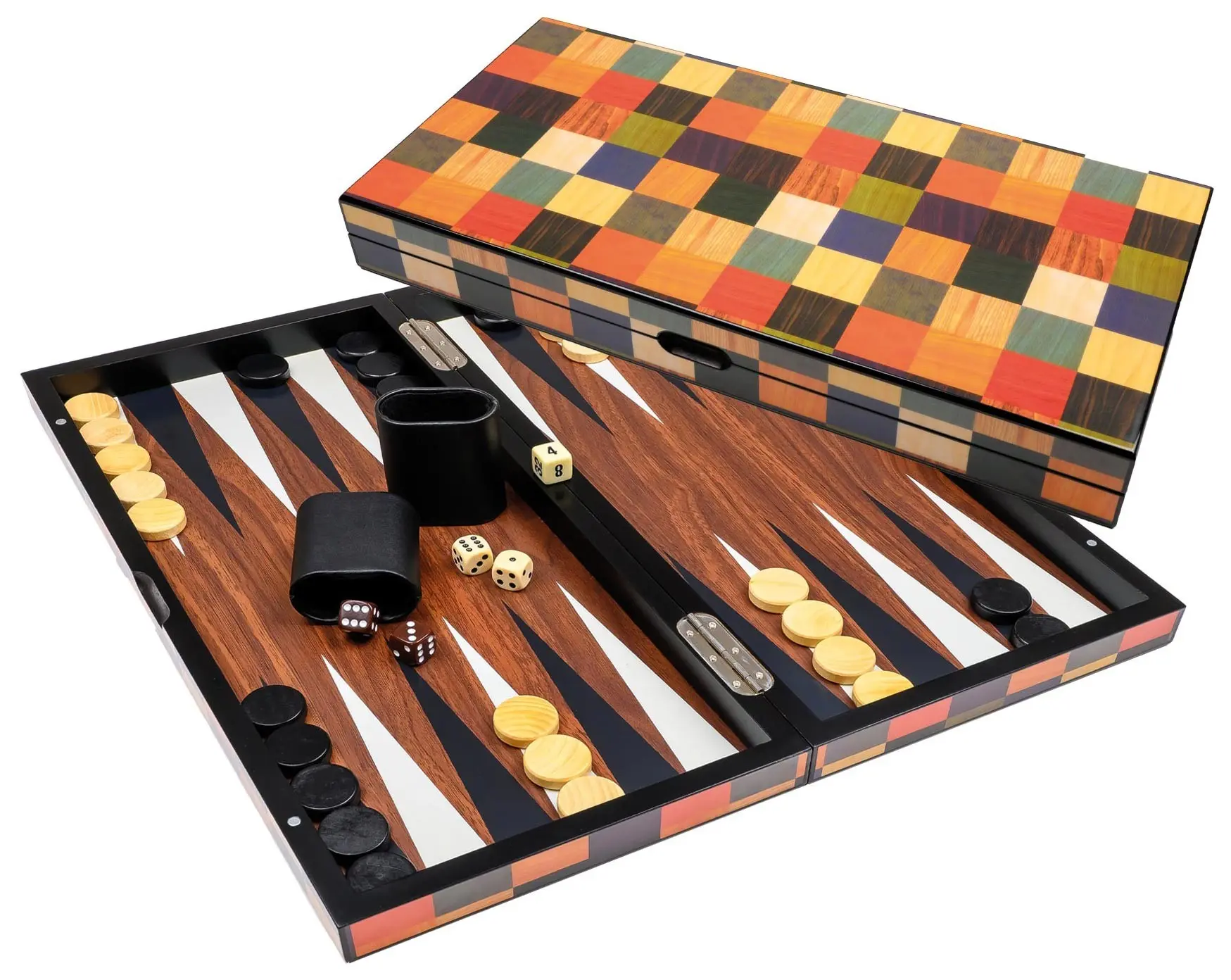 Cover: 4014156011601 | Philos 1160 - Backgammon Fourni, groß, Holzkassette mit...