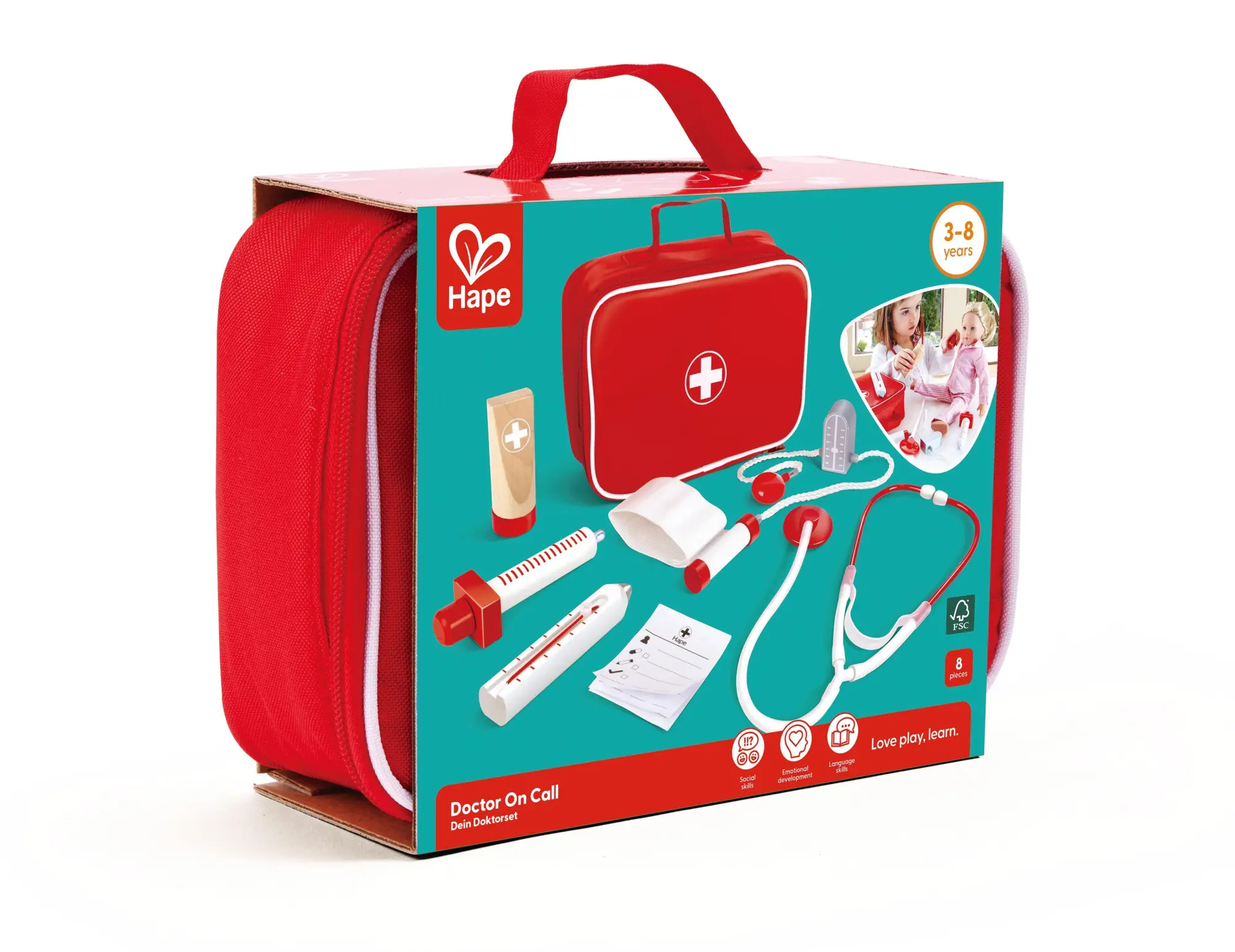 Cover: 6943478011601 | Hape - Dein Doktorset | Toynamics Europe GmbH | E3010 | Deutsch | 2025