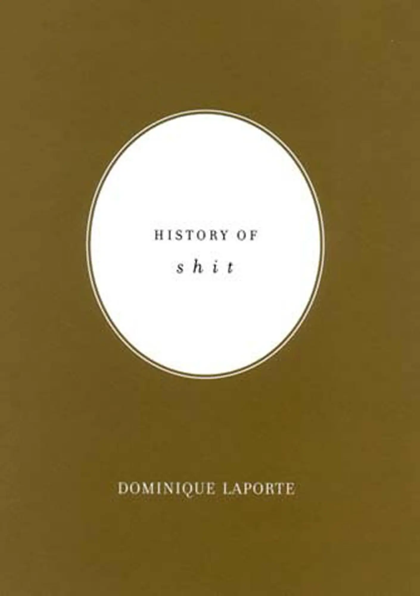 Cover: 9780262621601 | History of Shit | Dominique Laporte | Taschenbuch | Documents Book