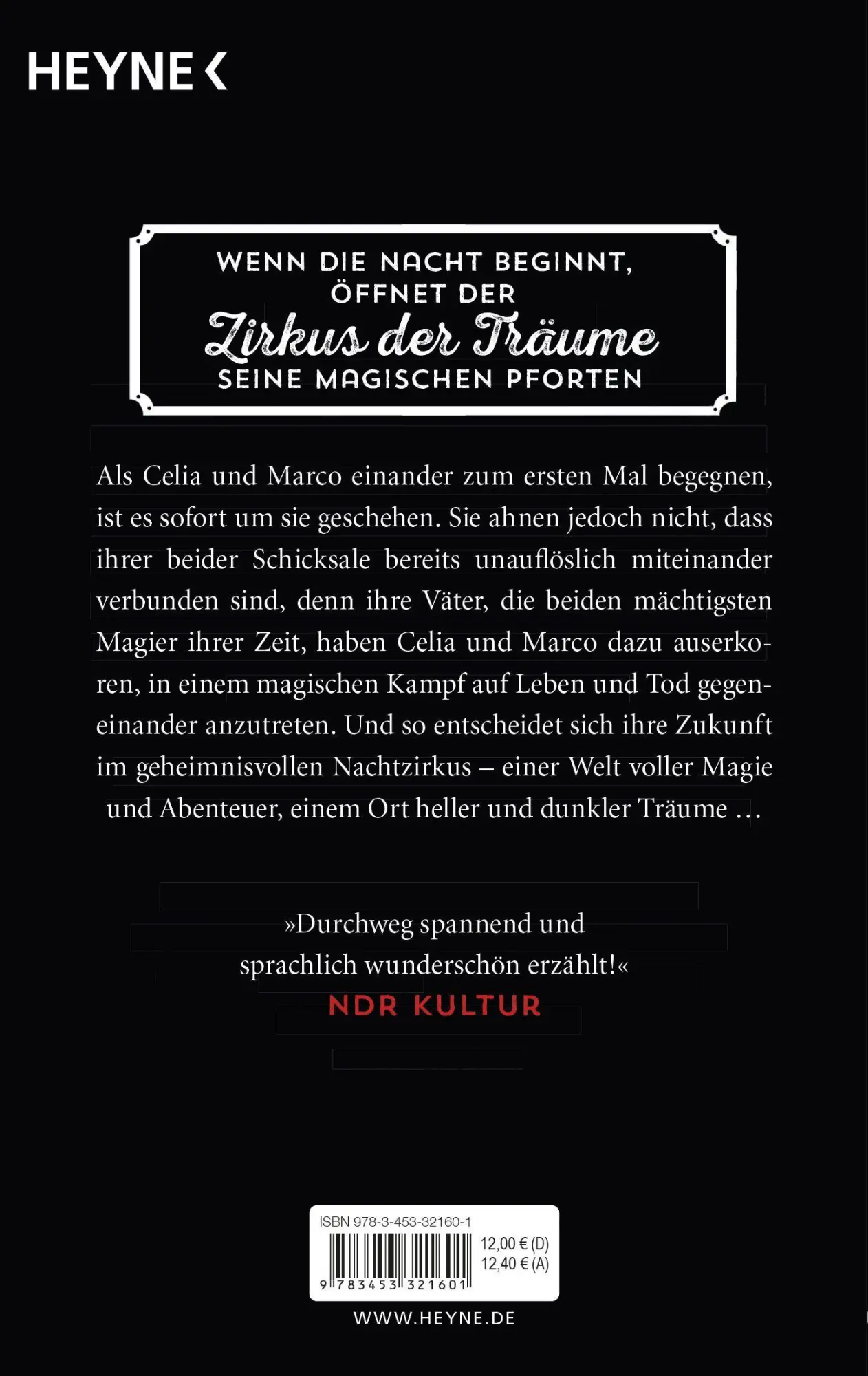 Bild: 9783453321601 | Der Nachtzirkus | Roman | Erin Morgenstern | Taschenbuch | 528 S.