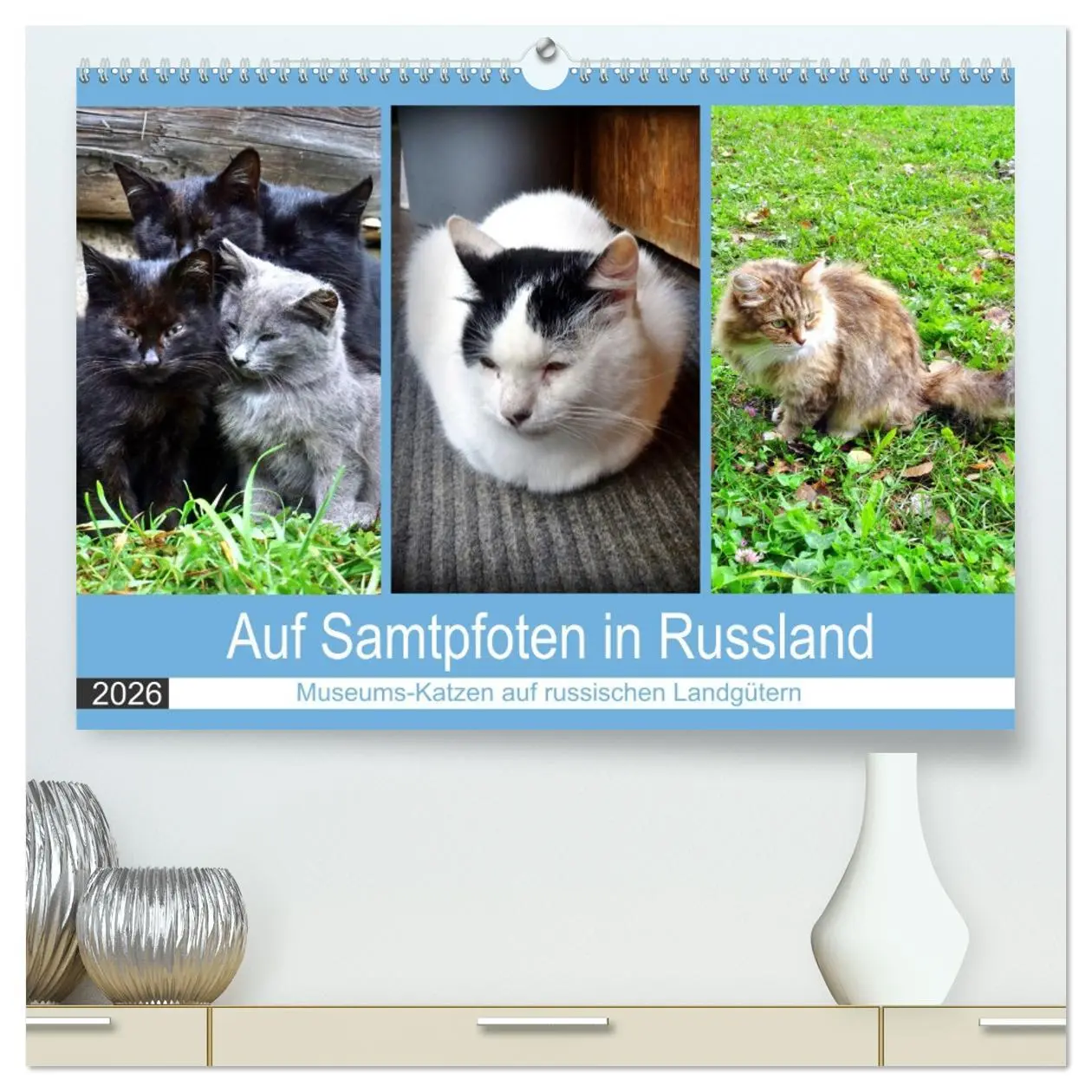 Cover: 9783457451601 | Auf Samtpfoten in Russland - Museums-Katzen auf russischen...