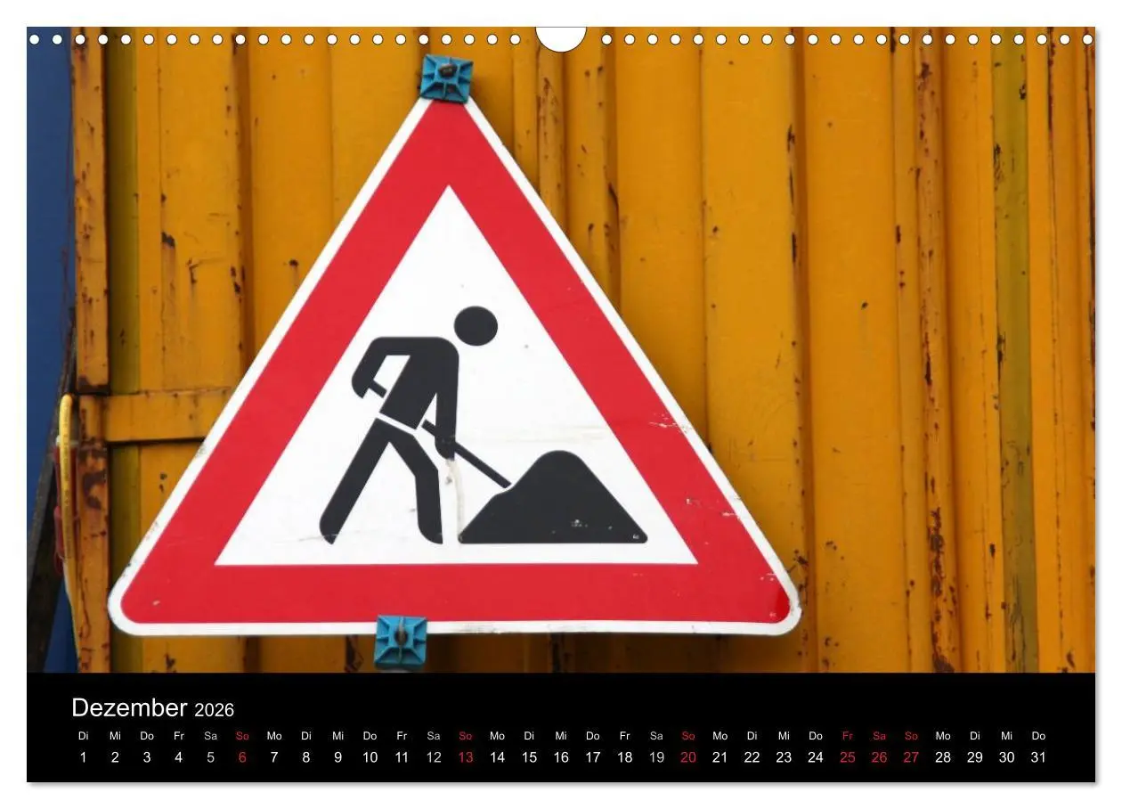 Bild: 9783516231601 | Baustellen (Wandkalender 2026 DIN A3 quer), CALVENDO Monatskalender
