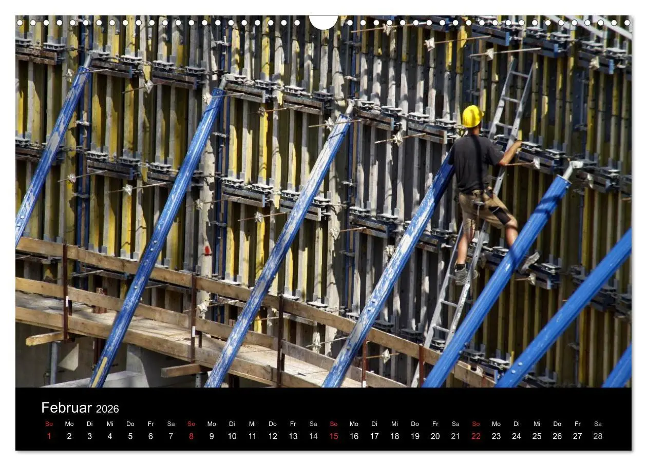 Bild: 9783516231601 | Baustellen (Wandkalender 2026 DIN A3 quer), CALVENDO Monatskalender