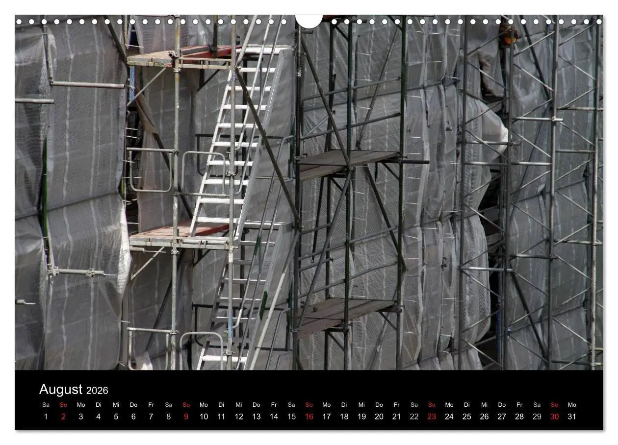 Bild: 9783516231601 | Baustellen (Wandkalender 2026 DIN A3 quer), CALVENDO Monatskalender