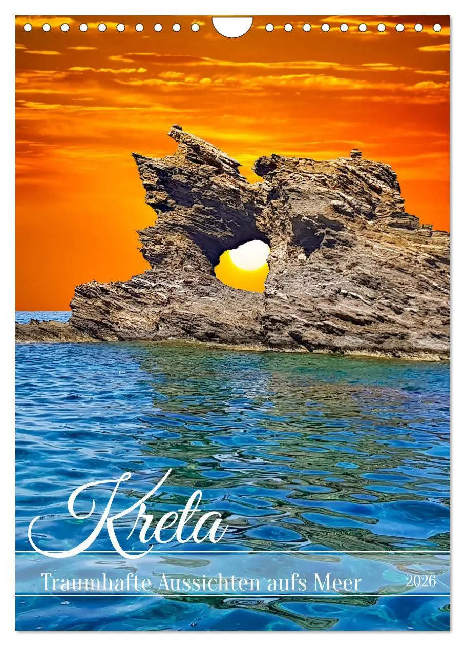 Cover: 9783516301601 | Kreta - Traumhafte Aussichten aufs Meer (Wandkalender 2026 DIN A4...