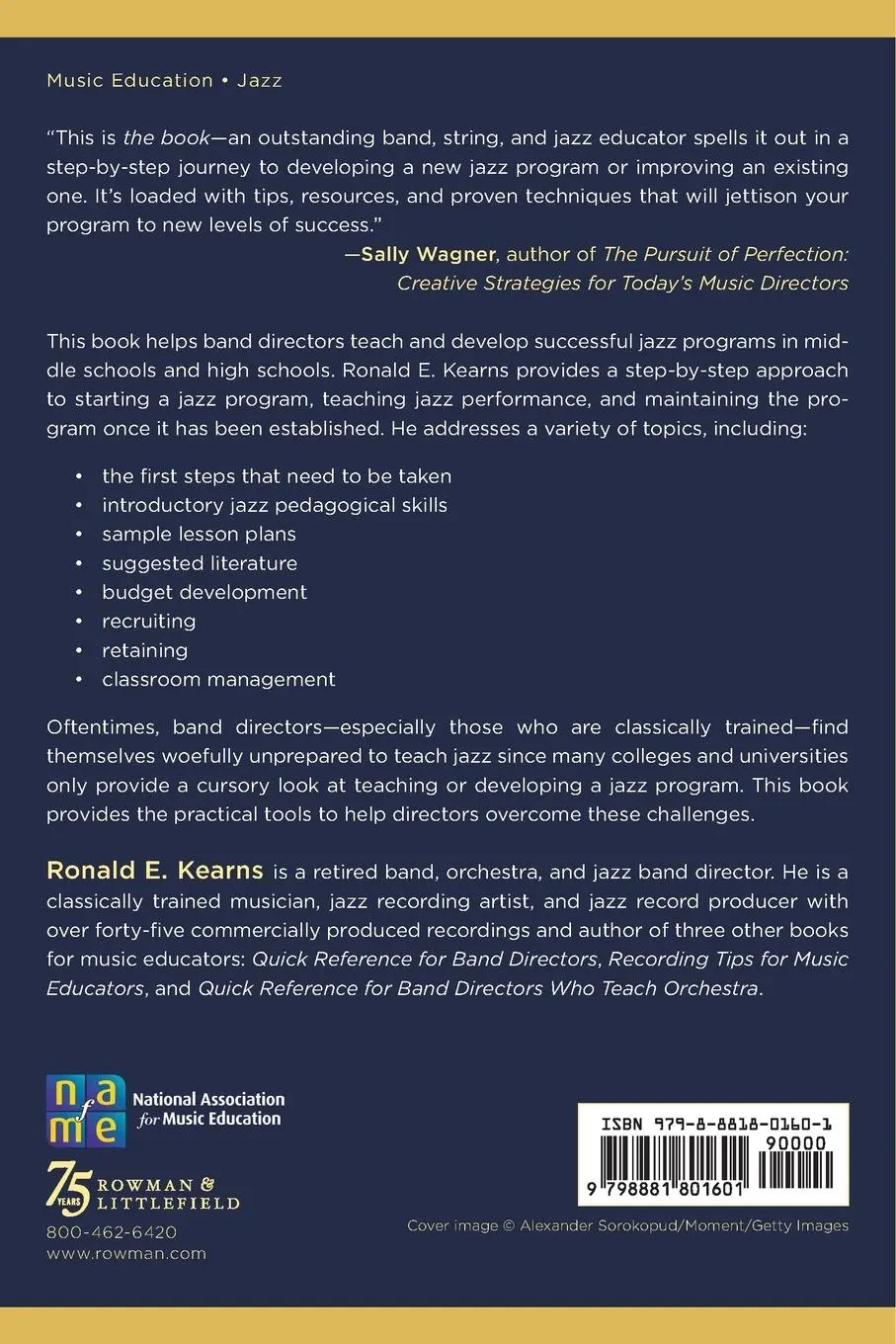 Rückseite: 9798881801601 | Quick Reference Guide for Band Directors Who Teach Jazz | Kearns