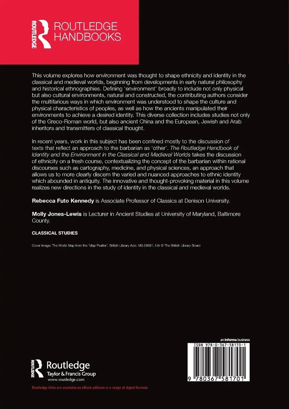 Rückseite: 9780367581701 | The Routledge Handbook of Identity and the Environment in the...