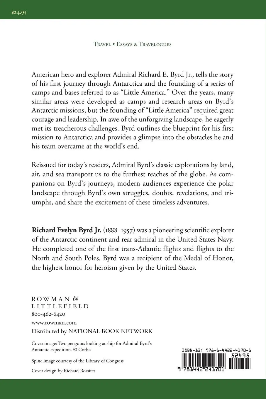Rückseite: 9781442241701 | Little America | Richard Evelyn Byrd | Taschenbuch | Englisch | 2015