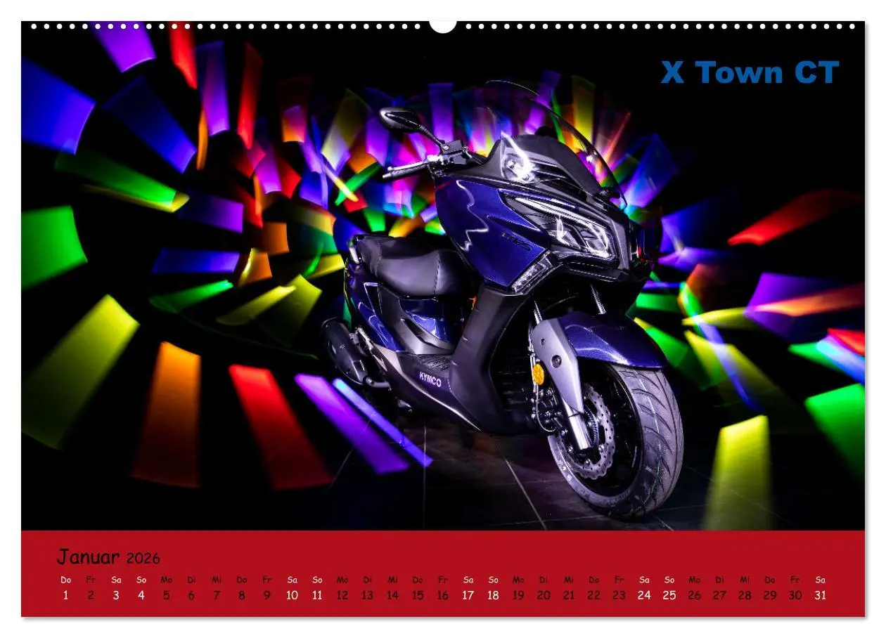 Bild: 9783457511701 | Roller Fieber (Wandkalender 2026 DIN A2 quer), CALVENDO Monatskalender