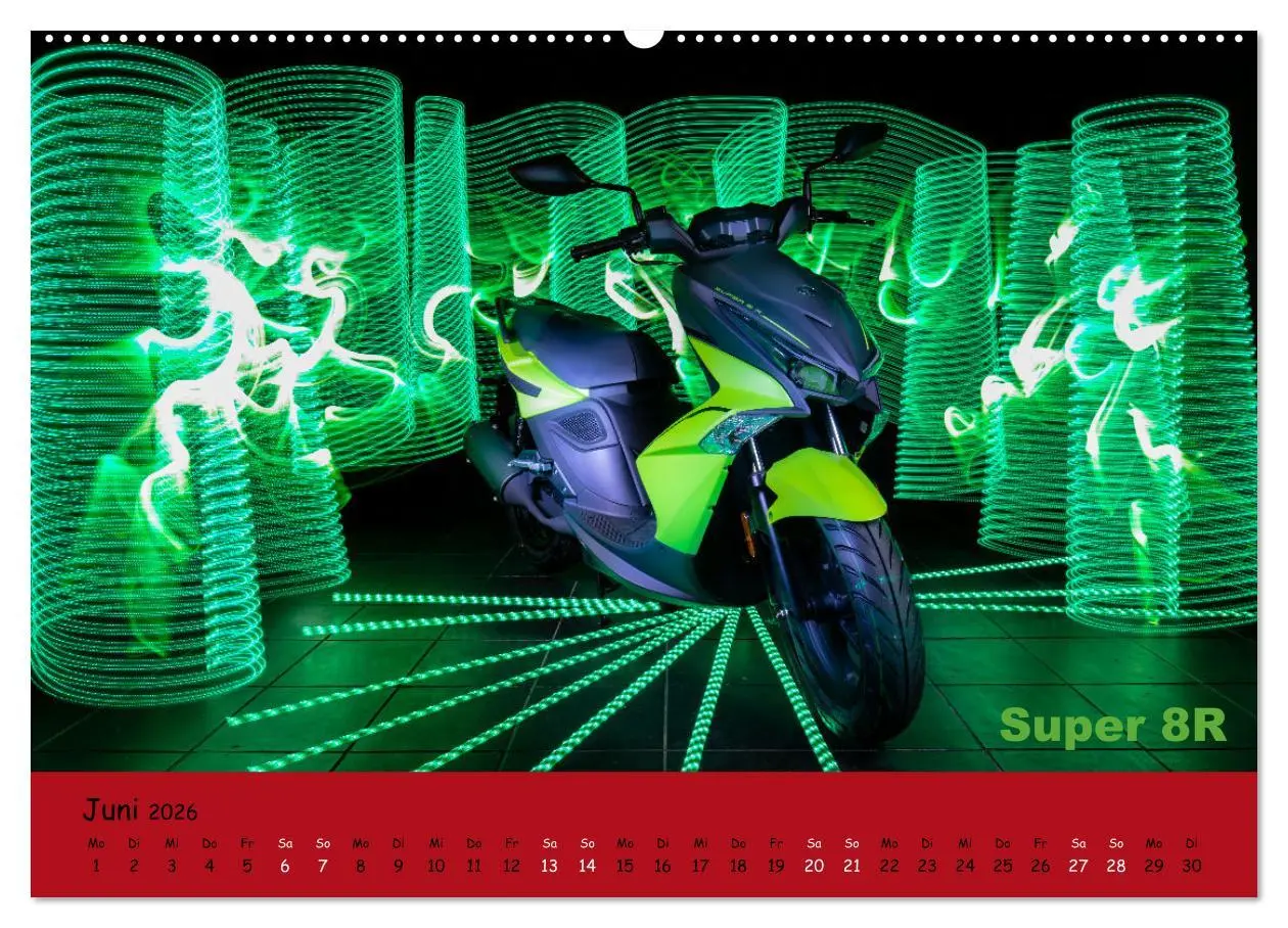 Bild: 9783457511701 | Roller Fieber (Wandkalender 2026 DIN A2 quer), CALVENDO Monatskalender
