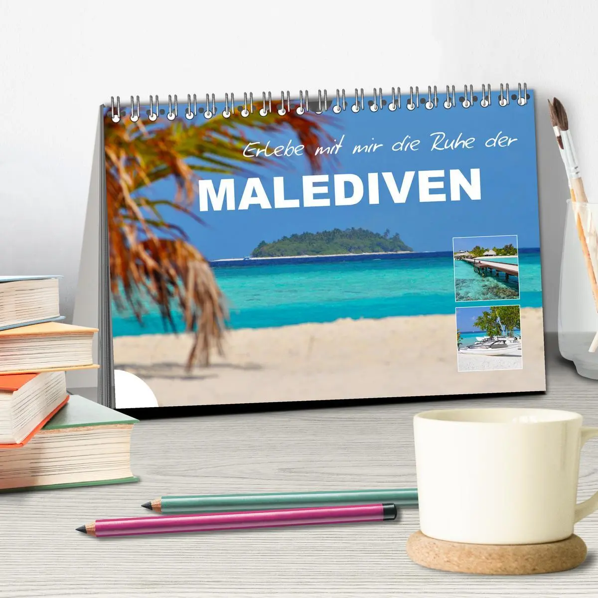 Bild: 9783457681701 | Erlebe mit mir die Ruhe der Malediven (Tischkalender 2026 DIN A5...