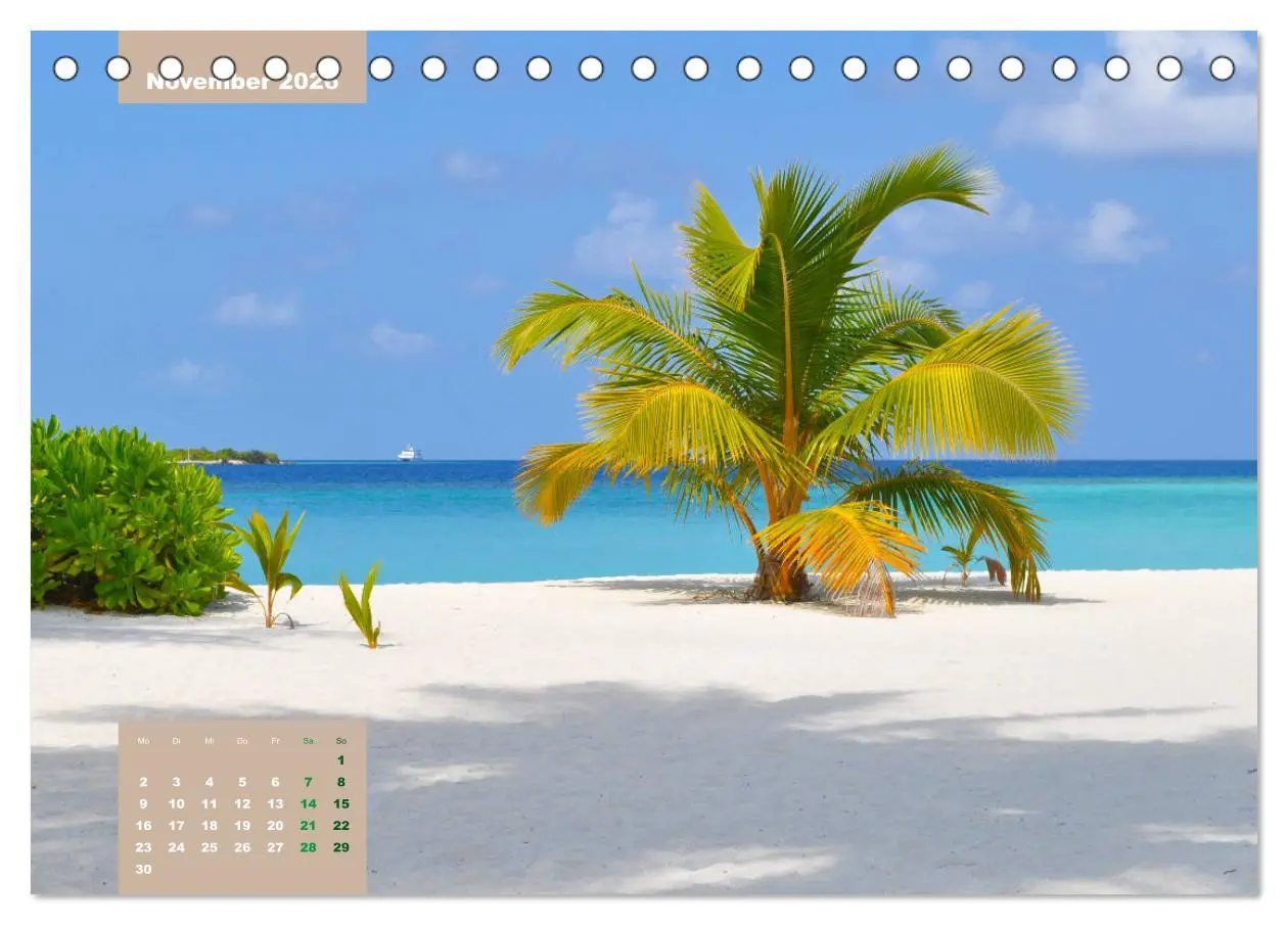 Bild: 9783457681701 | Erlebe mit mir die Ruhe der Malediven (Tischkalender 2026 DIN A5...