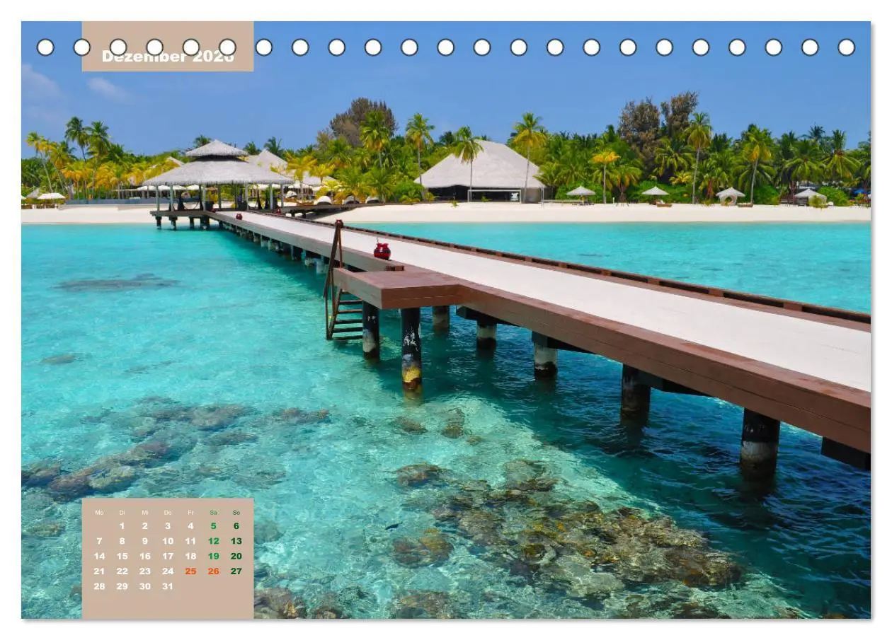 Bild: 9783457681701 | Erlebe mit mir die Ruhe der Malediven (Tischkalender 2026 DIN A5...