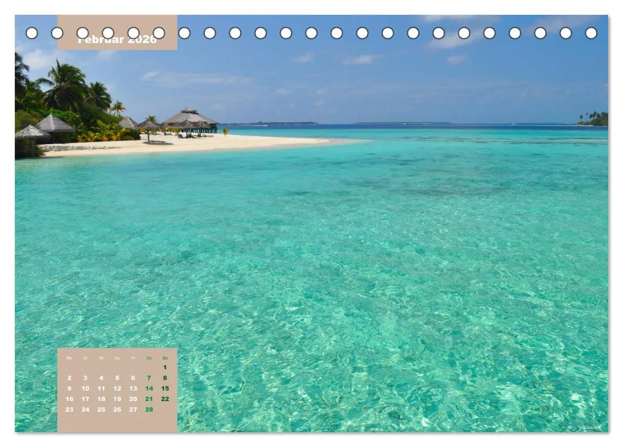 Bild: 9783457681701 | Erlebe mit mir die Ruhe der Malediven (Tischkalender 2026 DIN A5...