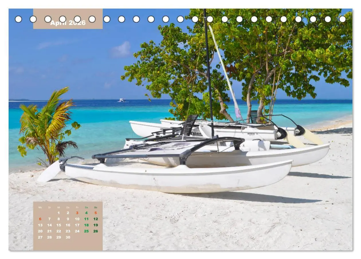 Bild: 9783457681701 | Erlebe mit mir die Ruhe der Malediven (Tischkalender 2026 DIN A5...