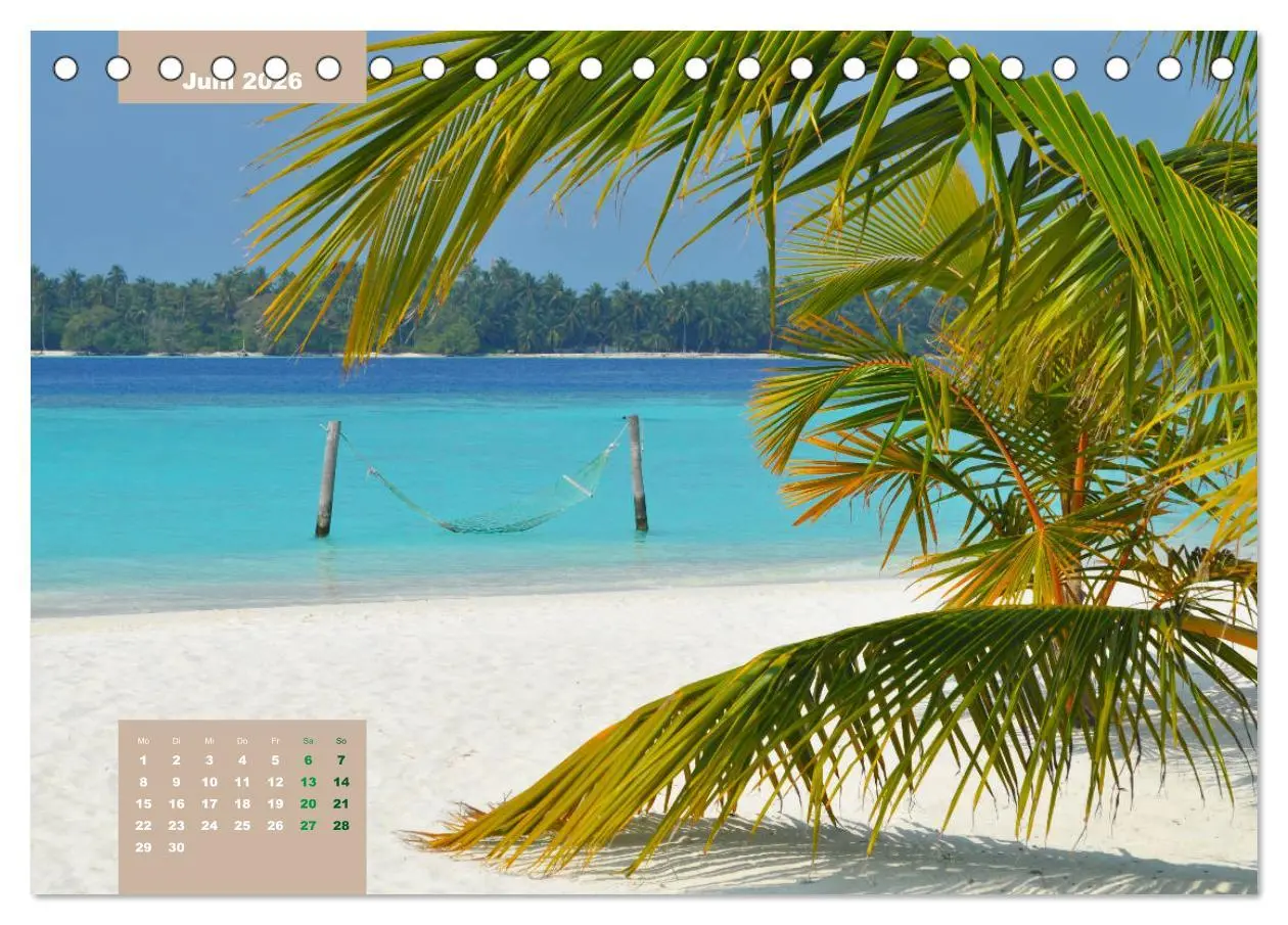 Bild: 9783457681701 | Erlebe mit mir die Ruhe der Malediven (Tischkalender 2026 DIN A5...