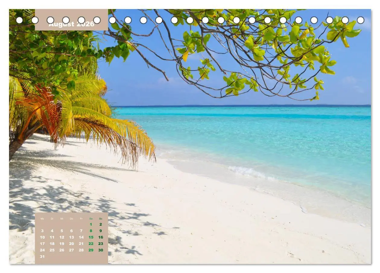 Bild: 9783457681701 | Erlebe mit mir die Ruhe der Malediven (Tischkalender 2026 DIN A5...