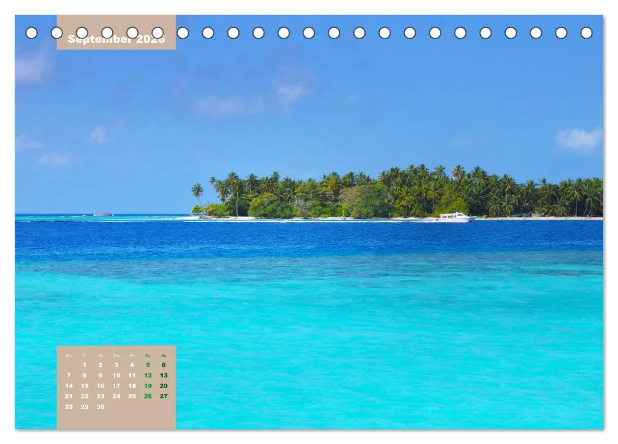 Bild: 9783457681701 | Erlebe mit mir die Ruhe der Malediven (Tischkalender 2026 DIN A5...