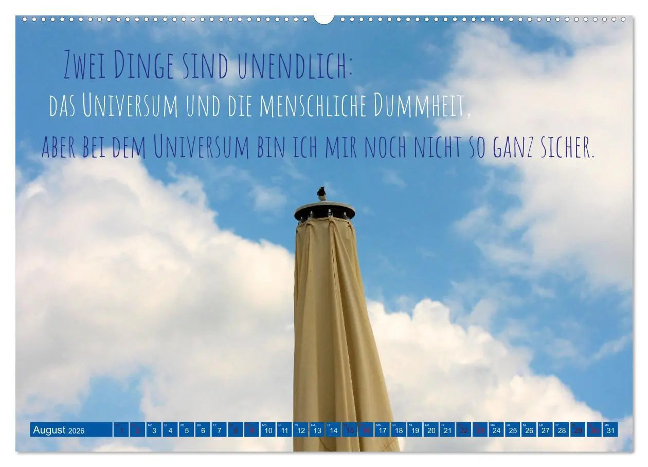 Bild: 9783457751701 | Jeder ist ein Genie! Zitate von Albert Einstein (Wandkalender 2026...