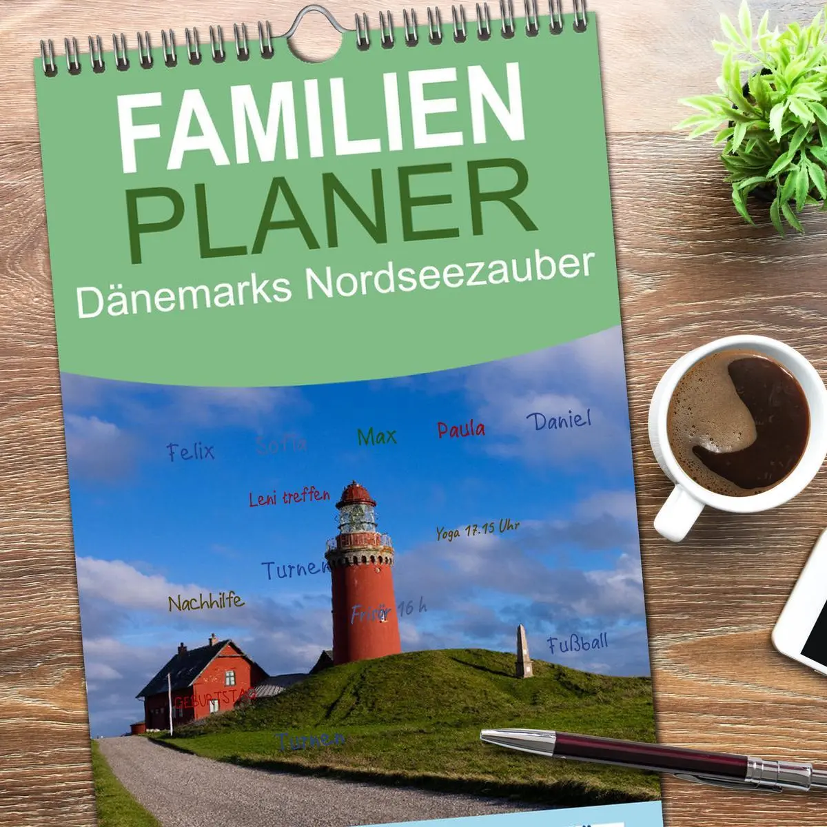 Bild: 9783516601701 | Familienplaner 2026 - Dänemarks Nordseezauber mit 5 Spalten...