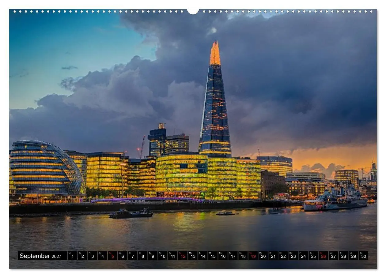 Bild: 9783594061701 | Wundervolles London (hochwertiger Premium Wandkalender 2027 DIN A2...