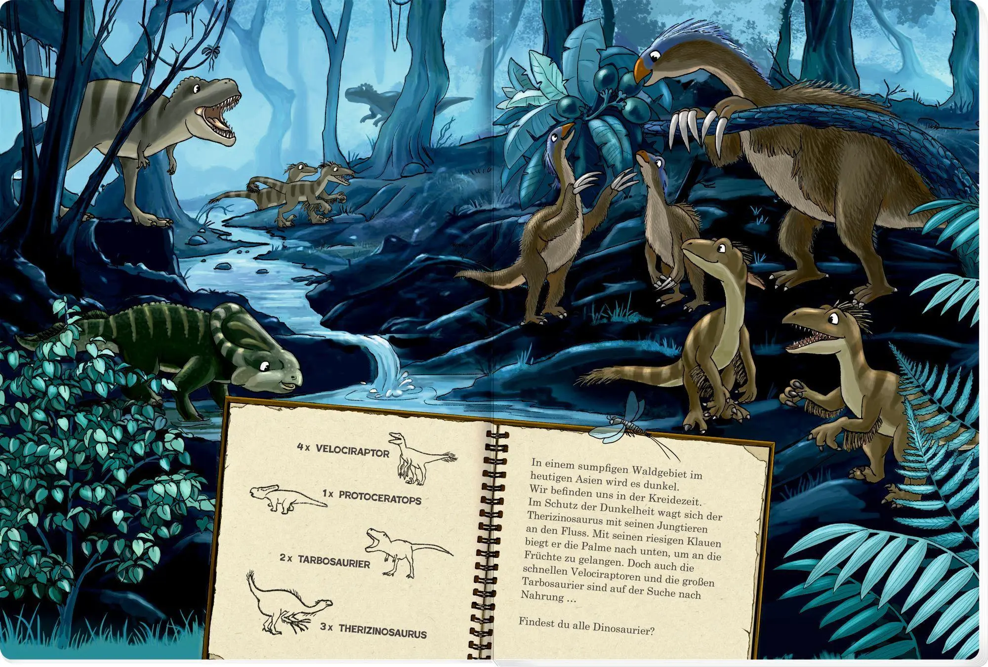 Bild: 9783649671701 | Mein riesengroßes WimmelSuchBuch: Dinosaurier &amp; Co. | Antje Flad