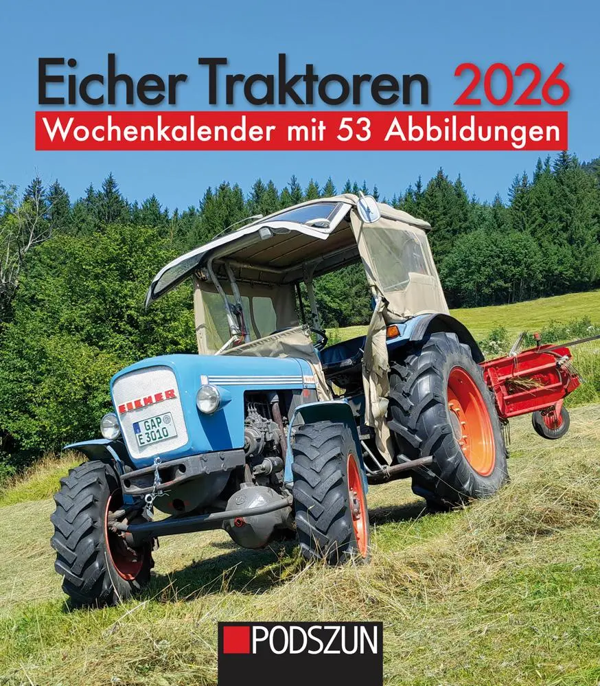 Cover: 9783751611701 | Eicher Traktoren 2026 | Wochenkalender mit 53 Abbildungen | Kalender