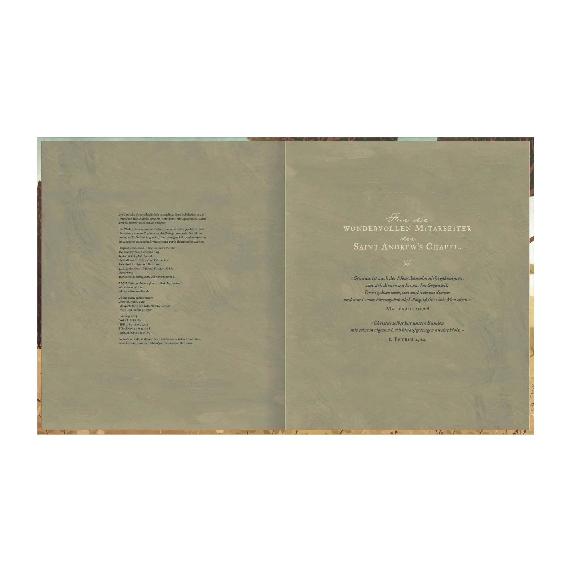 Bild: 9783986651701 | Der kleine Esel und der große König | R. C. Sproul | Buch | 44 S.