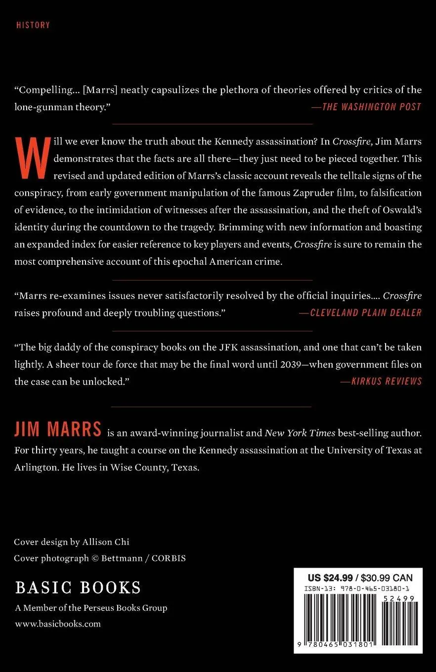 Rückseite: 9780465031801 | Crossfire | The Plot That Killed Kennedy | Jim Marrs | Taschenbuch
