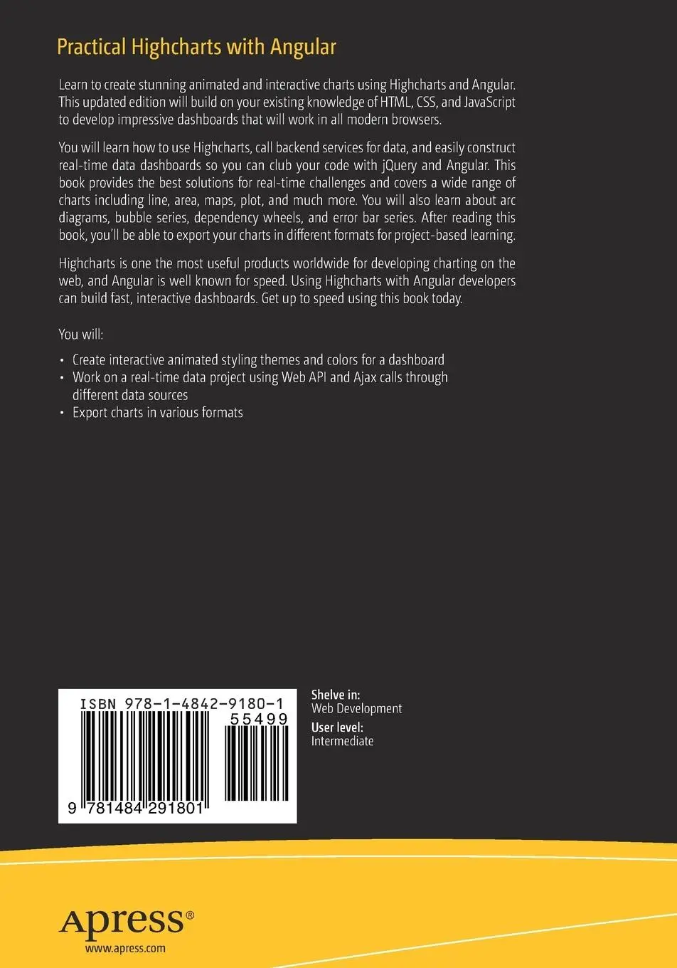 Rückseite: 9781484291801 | Practical Highcharts with Angular | Sourabh Mishra | Taschenbuch | xvi