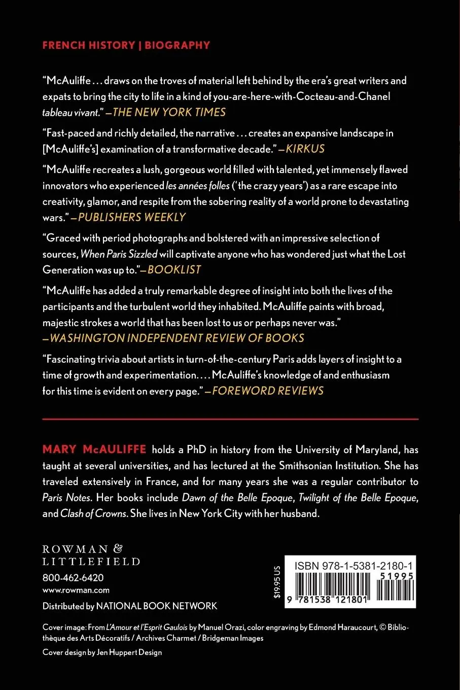 Rückseite: 9781538121801 | When Paris Sizzled | Mary Mcauliffe | Taschenbuch | Englisch | 2019