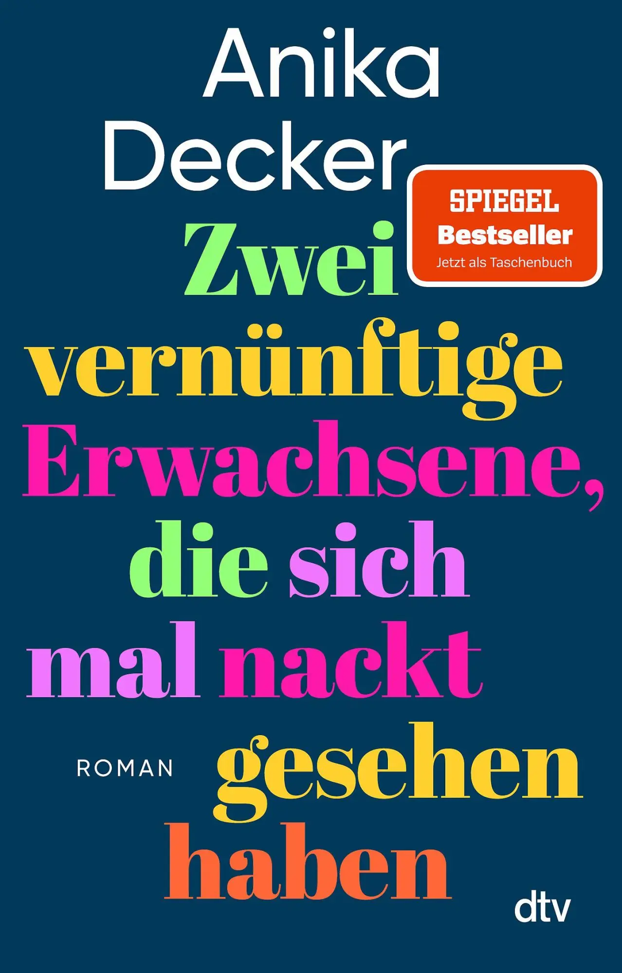 Cover: 9783423221801 | Zwei vernünftige Erwachsene, die sich mal nackt gesehen haben | Decker