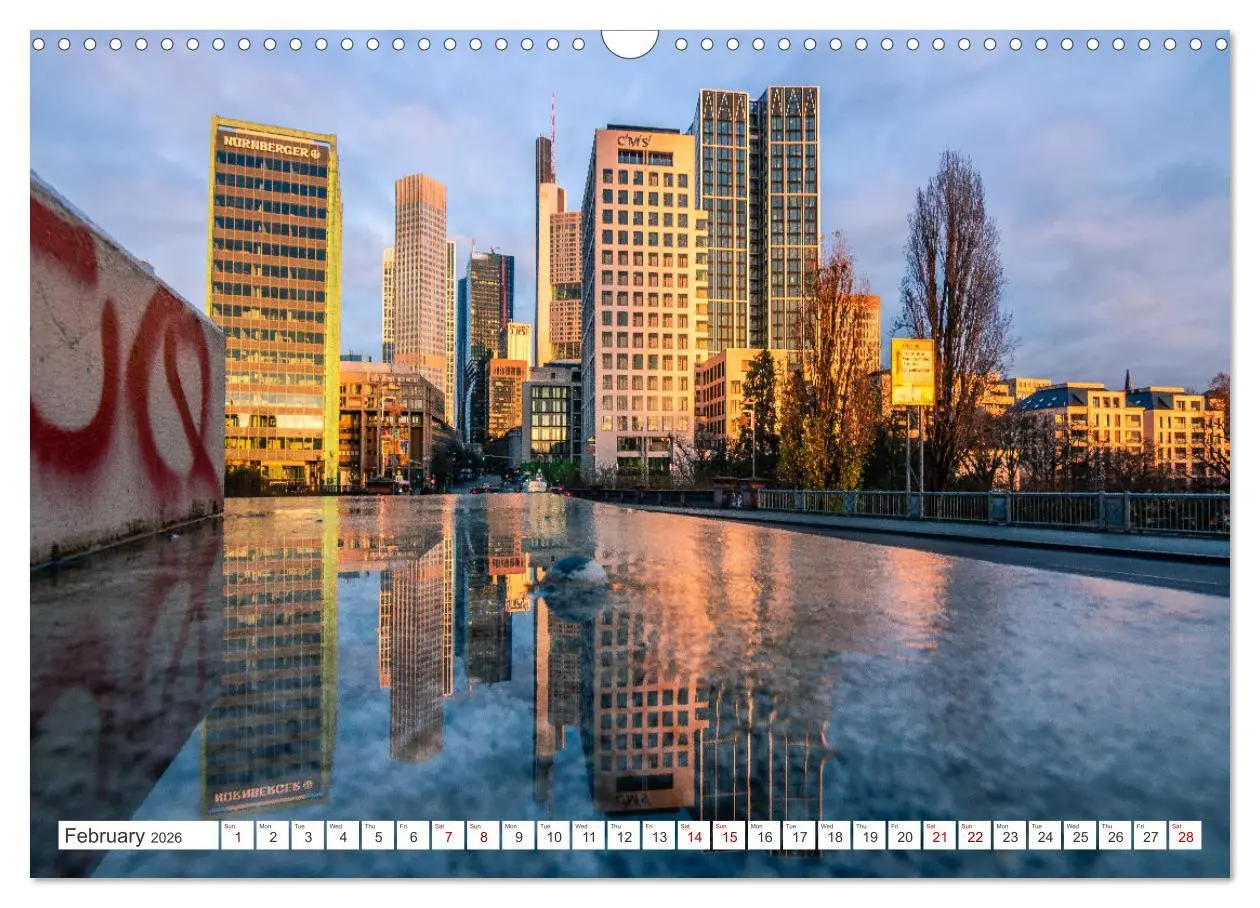 Bild: 9783457291801 | Frankfurt most beautiful places (Wall Calendar 2026 DIN A3...