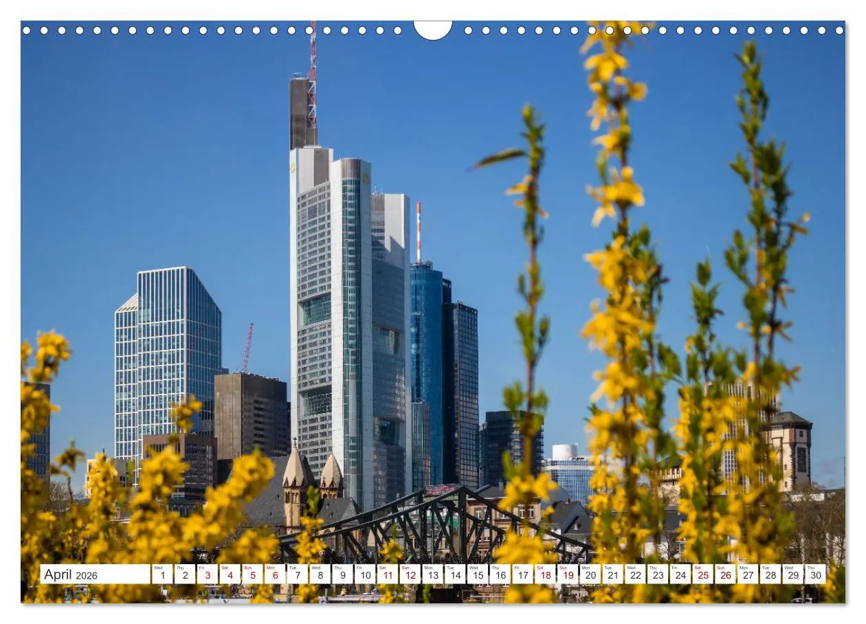 Bild: 9783457291801 | Frankfurt most beautiful places (Wall Calendar 2026 DIN A3...