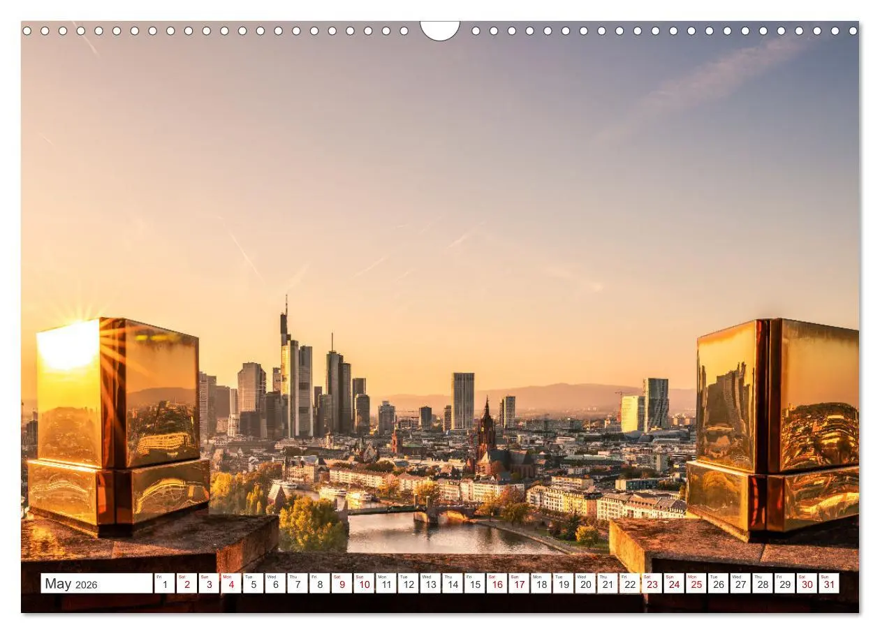 Bild: 9783457291801 | Frankfurt most beautiful places (Wall Calendar 2026 DIN A3...