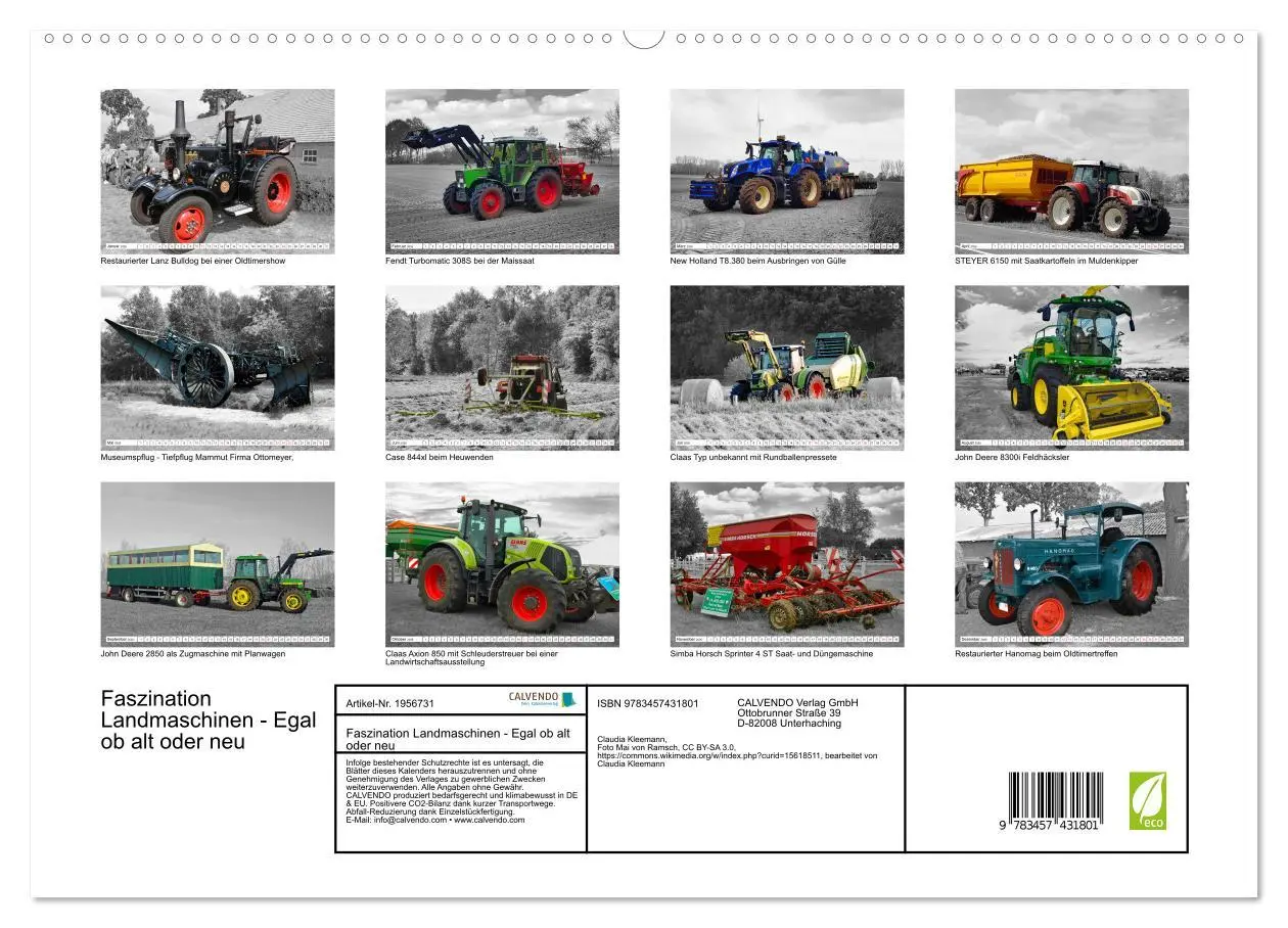 Bild: 9783457431801 | Faszination Landmaschinen - Egal ob alt oder neu (hochwertiger...