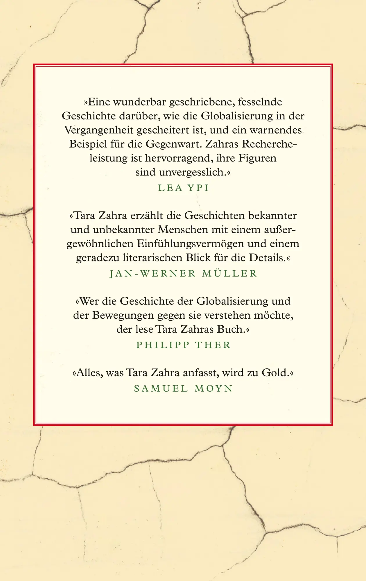 Rückseite: 9783518431801 | Gegen die Welt | Tara Zahra | Buch | 448 S. | Deutsch | 2024