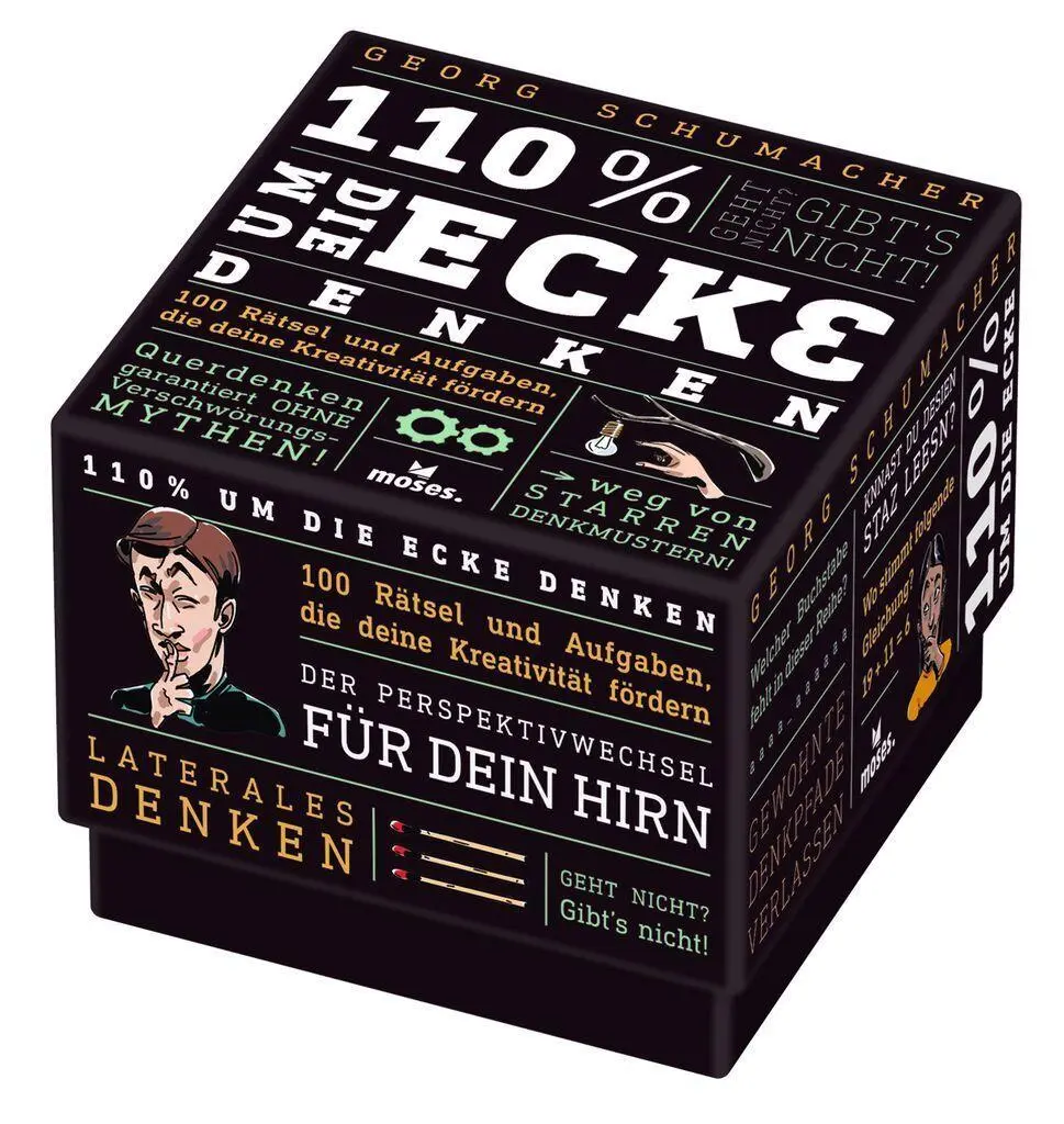 Cover: 9783964551801 | 110% um die Ecke denken | Georg Schumacher | Spiel | 110%- Box | 2022