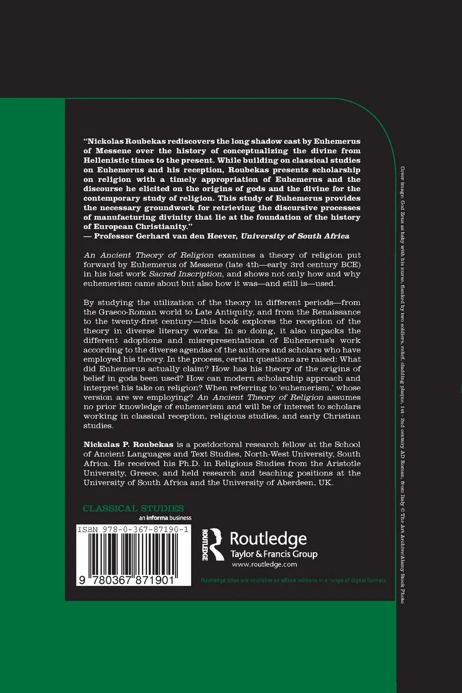 Rückseite: 9780367871901 | An Ancient Theory of Religion | Nickolas Roubekas | Taschenbuch | 2019