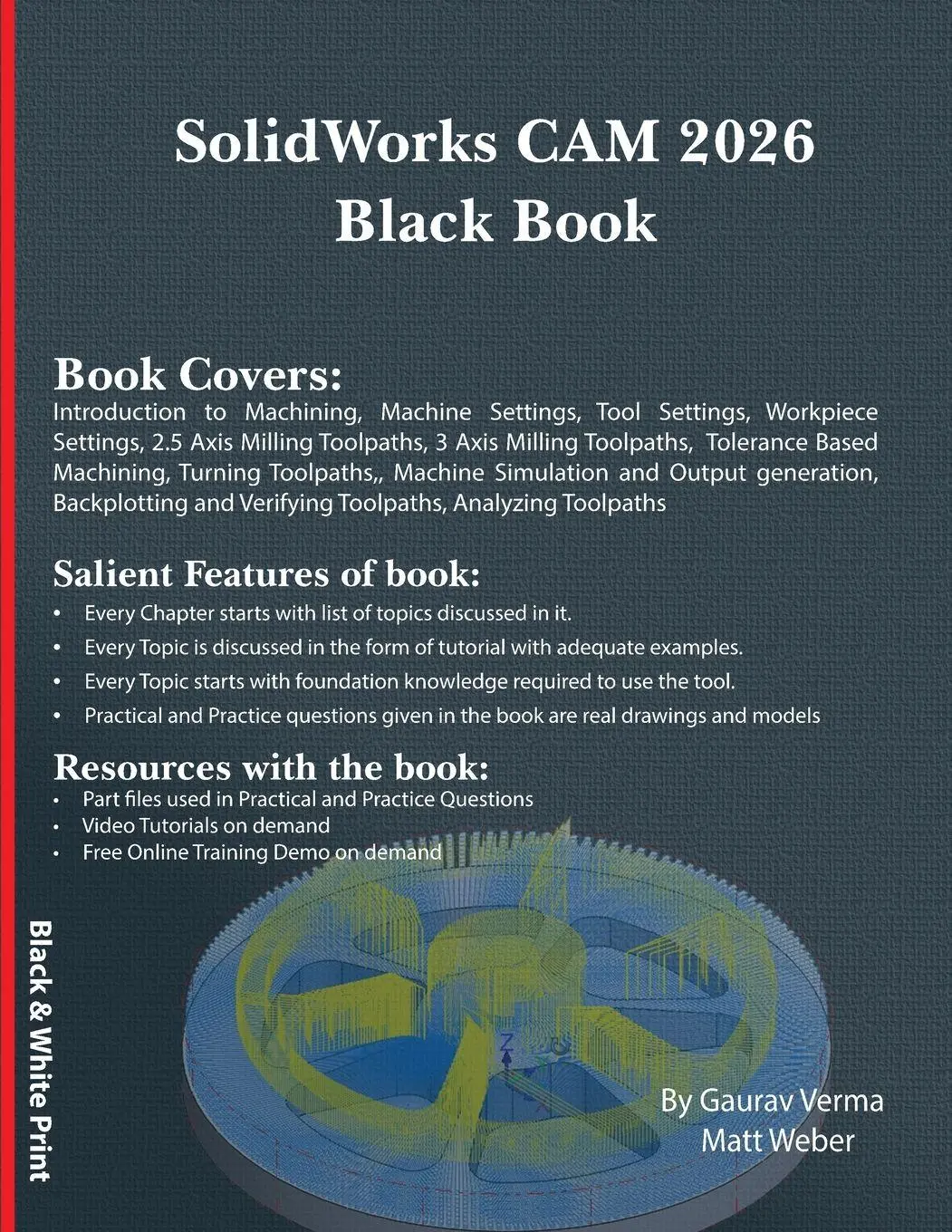 Cover: 9781774591901 | SolidWorks CAM 2026 Black Book | Gaurav Verma (u. a.) | Taschenbuch