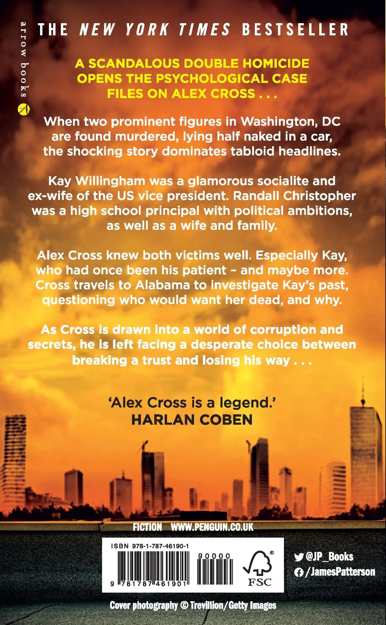 Rückseite: 9781787461901 | Deadly Cross | (Alex Cross 28) | James Patterson | Taschenbuch | 2021