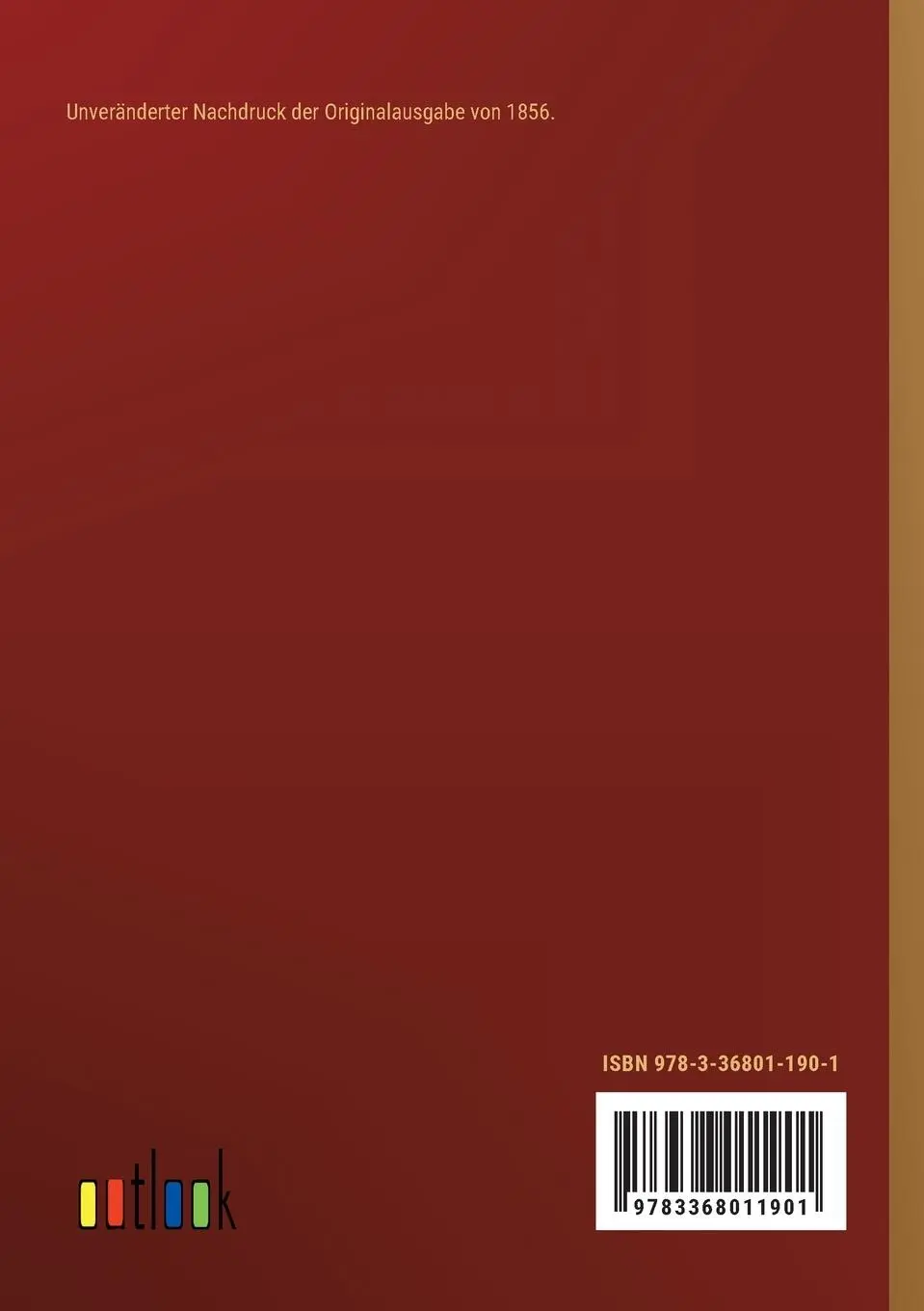 Rückseite: 9783368011901 | Die Geschichte des Luxemburger Landes | Jos. Paquet | Taschenbuch